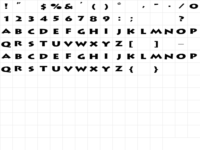 Marshall 2 Regular font glyph preview Marshall 2 Regular font glyphpreview