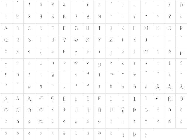 Camaly _regular font glyph preview Camaly _regular font glyphpreview