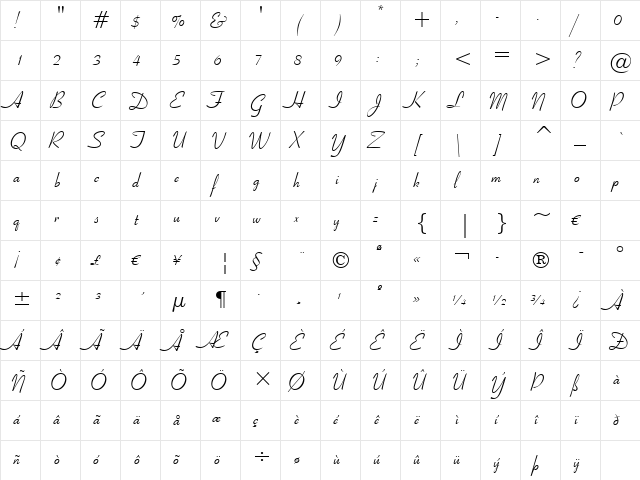 Ribbon131 BT Regular font glyph preview Ribbon131 BT Regular font glyphpreview