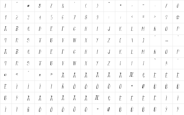 fanfarone-italique fanfarone-italique font glyph preview fanfarone-italique fanfarone-italique font glyphpreview