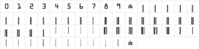 code xero v3c font glyph preview code xero v3c font glyphpreview