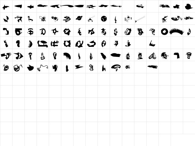 FellaParts Roman font glyph preview FellaParts Roman font glyphpreview
