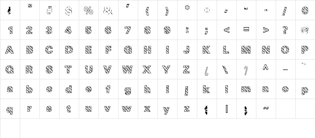 Candy Cane Normal font glyph preview Candy Cane Normal font glyphpreview