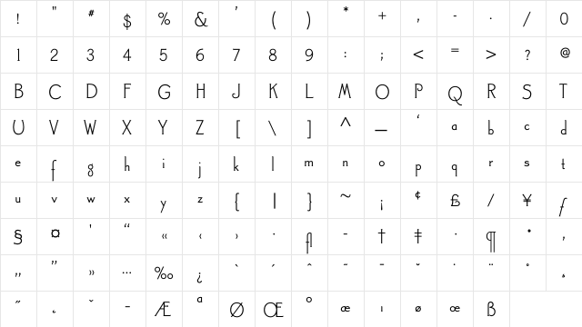 CanterburyOldStyleBold Regular font glyph preview CanterburyOldStyleBold Regular font glyphpreview