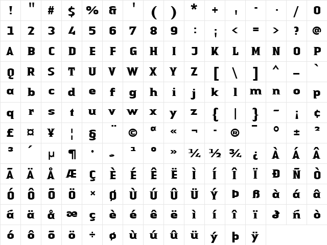 LTAuthenticSmallSerif Bold font glyph preview LTAuthenticSmallSerif Bold font glyphpreview