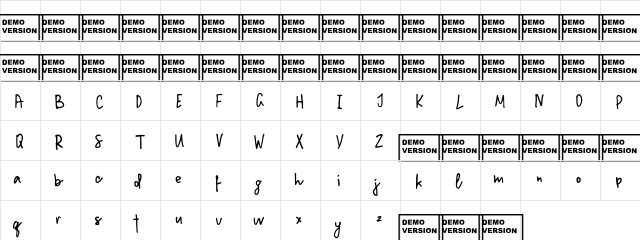 Million Notes Regular font glyph preview Million Notes Regular font glyphpreview