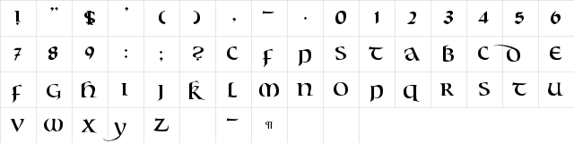 CallifontsF60TrueType Regular font glyph preview CallifontsF60TrueType Regular font glyphpreview