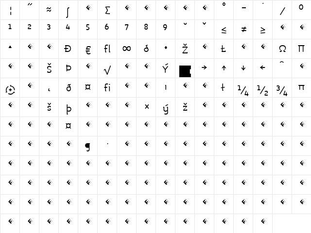 Roice-RegularExpert Regular font glyph preview Roice-RegularExpert Regular font glyphpreview