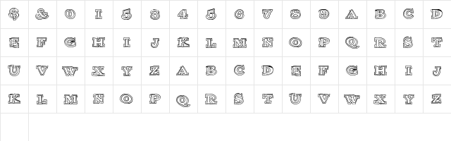 ClubSport Regular font glyph preview ClubSport Regular font glyphpreview