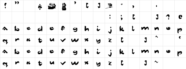 Primer Regular font glyph preview Primer Regular font glyphpreview