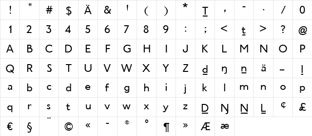 A Yolngu NTU Regular font glyph preview A Yolngu NTU Regular font glyphpreview