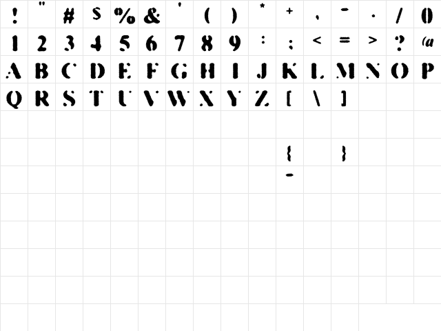 KILL THE HIPPIES KILL THE HIPPIES font glyph preview KILL THE HIPPIES KILL THE HIPPIES font glyphpreview