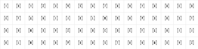 Capitalismo 8 Regular font glyph preview Capitalismo 8 Regular font glyphpreview