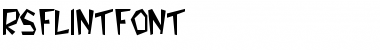 RSFlintFont Regular Font Title Preview RSFlintFont Regular Font Title Preview
