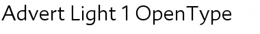 Advert-Light Regular Font Title Preview Advert-Light Regular Font Title Preview