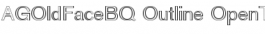 AG Old Face BQ Regular Font Title Preview AG Old Face BQ Regular Font Title Preview