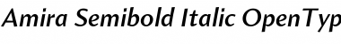 Amira Semibold Italic Font Title Preview Amira Semibold Italic Font Title Preview