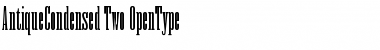 AntiqueCondensed Two Font Title Preview AntiqueCondensed Two Font Title Preview
