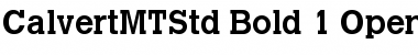 Calvert MT Std Bold Font Title Preview Calvert MT Std Bold Font Title Preview