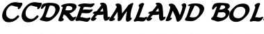 CCDreamland Regular Font Title Preview CCDreamland Regular Font Title Preview