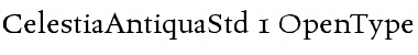Celestia Antiqua Std Regular Font Title Preview Celestia Antiqua Std Regular Font Title Preview