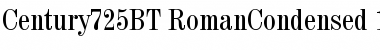 Century 725 Condensed Font Title Preview Century 725 Condensed Font Title Preview