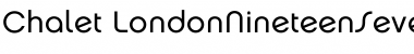 Chalet LondonNineteenSeventy Font Title Preview Chalet LondonNineteenSeventy Font Title Preview