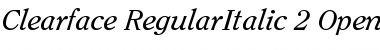 Clearface Regular Font Title Preview Clearface Regular Font Title Preview