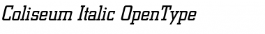 Coliseum-Italic Regular Font Title Preview Coliseum-Italic Regular Font Title Preview