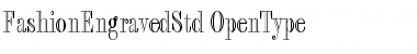 Fashion Engraved Std Regular Font Title Preview Fashion Engraved Std Regular Font Title Preview