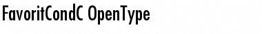 FavoritCondC Regular Font Title Preview FavoritCondC Regular Font Title Preview