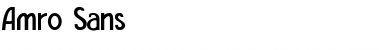 Amro Sans Regular Font Title Preview Amro Sans Regular Font Title Preview