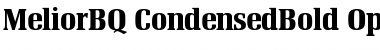 Melior BQ Regular Font Title Preview Melior BQ Regular Font Title Preview
