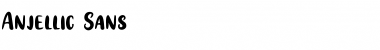 Anjellic Sans Regular Font Title Preview Anjellic Sans Regular Font Title Preview