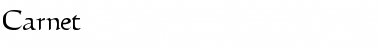 Carnet Regular Font Title Preview Carnet Regular Font Title Preview