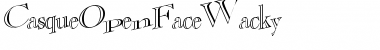CasqueOpenFaceWacky Regular Font Title Preview CasqueOpenFaceWacky Regular Font Title Preview