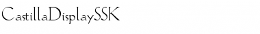 CastillaDisplaySSK Regular Font Title Preview CastillaDisplaySSK Regular Font Title Preview