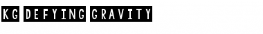 KG Defying Gravity Regular Font Title Preview KG Defying Gravity Regular Font Title Preview