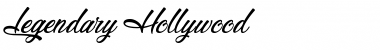 Legendary Hollywood Regular Font Title Preview Legendary Hollywood Regular Font Title Preview