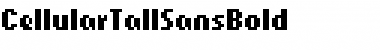 CellularTallSansBold Regular Font Title Preview CellularTallSansBold Regular Font Title Preview