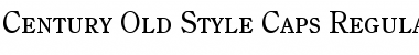 Century-Old-Style-Caps Regular Font Title Preview Century-Old-Style-Caps Regular Font Title Preview