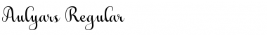 Aulyars Regular Font Title Preview Aulyars Regular Font Title Preview