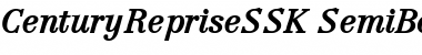 CenturyRepriseSSK SemiBoldItalic Font Title Preview CenturyRepriseSSK SemiBoldItalic Font Title Preview