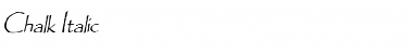 Chalk Italic Font Title Preview Chalk Italic Font Title Preview
