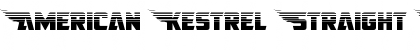 American Kestrel Straight Half Regular Font Title Preview American Kestrel Straight Half Regular Font Title Preview