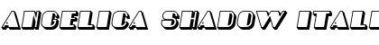 Angelica Shadow Italic Font Title Preview Angelica Shadow Italic Font Title Preview