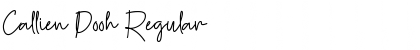Callien Pooh Regular Font Title Preview Callien Pooh Regular Font Title Preview