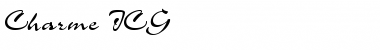 Charme ICG Regular Font Title Preview Charme ICG Regular Font Title Preview