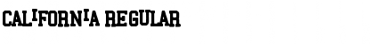 California Regular Font Title Preview California Regular Font Title Preview