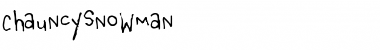 Chauncy Snowman Font Title Preview Chauncy Snowman Font Title Preview